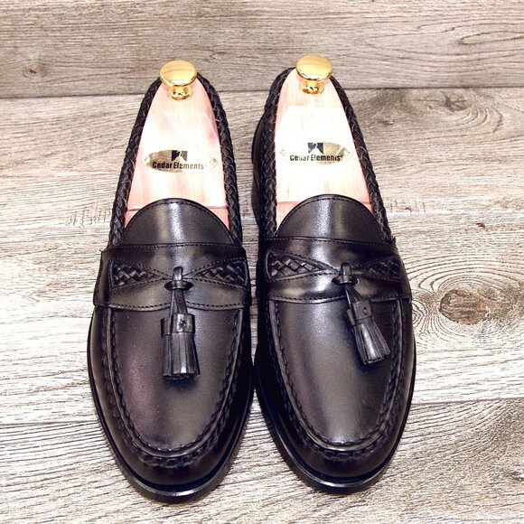* NIB * $295 Allen Edmonds MAXFIELD Loafer 7 D Black * add $15 new Cedar Trees main image 10